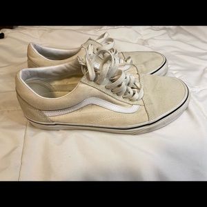 Womens Vans, Light Tan size 9